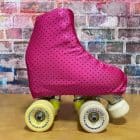 FUNDAS FUCSIA TOPITOS NEGROS-OUTLETPATIN