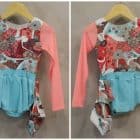 Maillot flores manga larga falda azul con fundas-outletpatin-patinaje-vestidos-trajes1