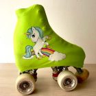 FUNDAS VERDES UNICORNIO ARCOIRIS