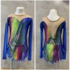 Maillot estampado azul- talla 8-outletpatin