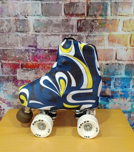 Dibujos azul amarillos blancos