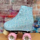 FUNDAS FLORECITAS AZULES