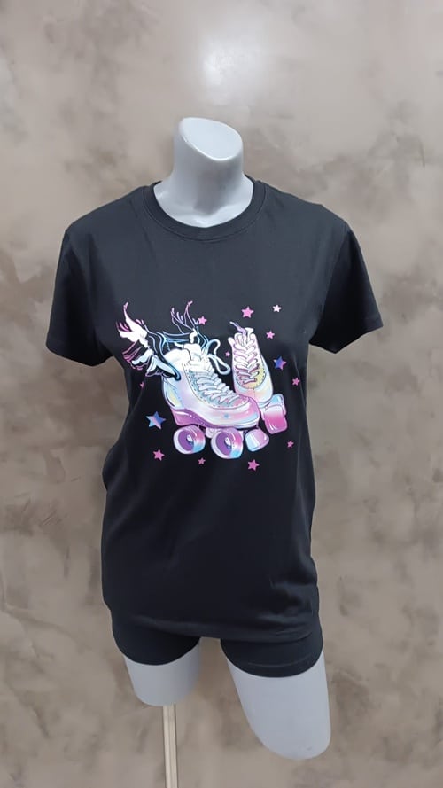 CAMISETA PATIN ALAS NEGRA