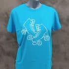 CAMISETA AZUL PATINES
