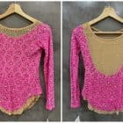 Maillot rosa strass-outletpatin