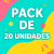 20 unidades